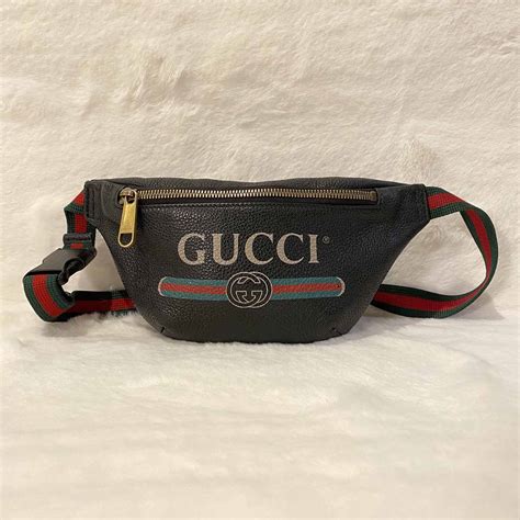 gucci logo belt phone case|Gucci logo print belt bag.